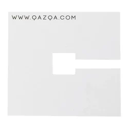 QAZQA Zubehör*Abdeckplatte quadratisch 10x10cm weiß RAL 9016