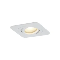 QAZQA Außenstrahler|Einbaustrahler*Abgerundeter Einbaustrahler Weiß GU10 50mm Dreh- und Kippbar IP44 - Alberto