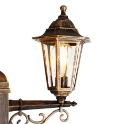 QAZQA Gartenbeleuchtung|Laternen Außen*Antike Außenlaterne gold 3-flammig IP44 - New Haven