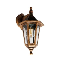 QAZQA Gartenbeleuchtung|Außenwandleuchten*Antike Außenwandleuchte gold IP44 - New Haven