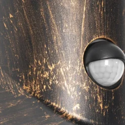 QAZQA Gartenbeleuchtung|Außenleuchten Mit Sensor*Antike Außenwandleuchte gold IP54 mit Bewegungssensor - Kiki