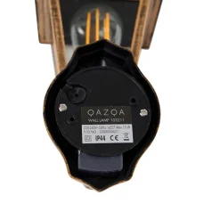 QAZQA Gartenbeleuchtung|Außenwandleuchten*Antike Wandleuchte Gold IP44 mit Bewegungsmelder - Capital