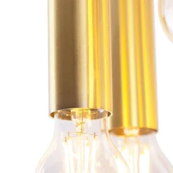 QAZQA Deckenleuchten|Wohnzimmerlampen*Art Deco Deckenleuchte Gold 6-flammig -Tubi