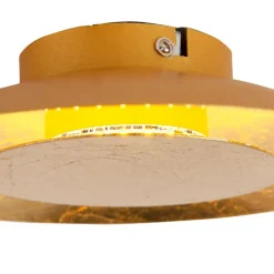 QAZQA Led-Deckenleuchten|Deckenleuchten*Art Deco Deckenleuchte Gold / Messing inkl. LED - So.