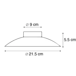 QAZQA Led-Deckenleuchten|Deckenleuchten*Art Deco Deckenleuchte Gold / Messing inkl. LED - So.