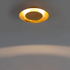 QAZQA Led-Deckenleuchten|Deckenleuchten*Art Deco Deckenleuchte Gold / Messing inkl. LED - So.