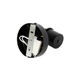 QAZQA Wandstrahler|Deckenstrahler*Art Deco Deckenstrahler schwarz mit Rauchglas verstellbar - Laura