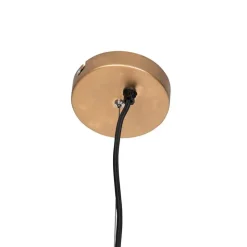 QAZQA Schlafzimmerlampen|Küchenlampen*Art Deco Hängelampe Gold 6-Licht - Besen