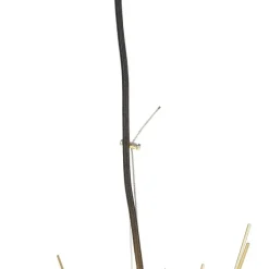 QAZQA Schlafzimmerlampen|Küchenlampen*Art Deco Hängelampe Gold 6-Licht - Besen