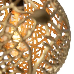 QAZQA Pendelleuchten|Wohnzimmerlampen*Art Deco Hängelampe Gold rund 3-flammig - Maro