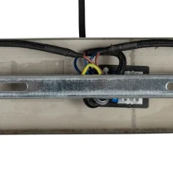 QAZQA Schlafzimmerlampen|Küchenlampen*Art Deco Hängelampe Messing mit grünem Glas 3-Licht - Pallon Mezzi