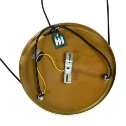 QAZQA Pendelleuchten|Wohnzimmerlampen*Art Deco Hängelampe Messing 45 cm 3-hellrosa - Pallon