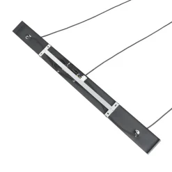 QAZQA Pendelleuchten|Wohnzimmerlampen*Art Deco Hängelampe schwarz mit gold länglich 3-flammig - Pallon