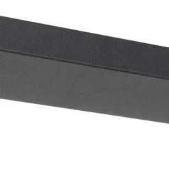 QAZQA Pendelleuchten|Wohnzimmerlampen*Art Deco Hängelampe schwarz mit gold länglich 3-flammig - Pallon