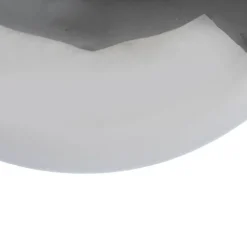 QAZQA Schlafzimmerlampen|Küchenlampen*Art Deco Hängelampe schwarz mit Rauchglas 30 cm - Pallon