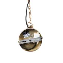 QAZQA Pendelleuchten|Wohnzimmerlampen*Art Deco Hängelampenkristall mit Gold 35 cm - Kasbah