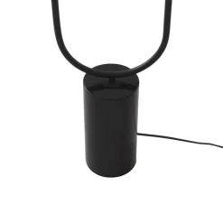 QAZQA Stehlampen|Wohnzimmerlampen*Art Deco Stehleuchte schwarz mit Rauchglas 2-flammig - Rid