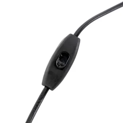 QAZQA Tischlampen|Wohnzimmerlampen*Art Deco Tischlampe Bronze mit samtrotem Schirm 35 cm - Areka