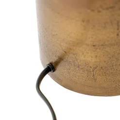 QAZQA Leuchten Ohne Schirm|Tischlampen*Art Deco Tischlampe Bronze ohne Schirm - Diverso