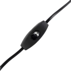 QAZQA Tischlampen|Wohnzimmerlampen*Art Deco Tischlampe Gold Samtschirm Schwarz 40 cm - Diverso