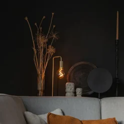 QAZQA Küchenlampen|Tischlampen*Art Deco Tischlampe Messing - Facil