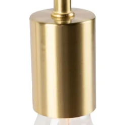 QAZQA Küchenlampen|Tischlampen*Art Deco Tischlampe Messing - Facil