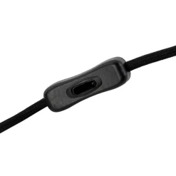 QAZQA Lampen Für Dein Homeoffice|Tischlampen*Art Deco Tischlampe schwarz mit Rauchglas 45,5 cm - Pallon