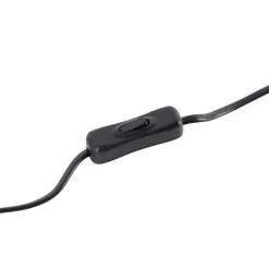 QAZQA Küchenlampen|Tischlampen*Art Deco Tischlampe schwarz mit Rauchglas - Banci