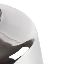 QAZQA Tischlampen|Wohnzimmerlampen*Art Deco Tischlampe schwarz mit Rauchglas 30 cm - Kevin