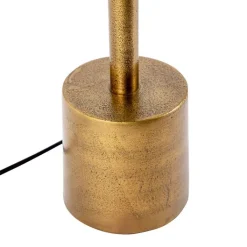 QAZQA Tischlampen|Wohnzimmerlampen*Art Deco Tischleuchte mit Veloursschirm grün 35 cm - Diverso