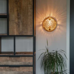 QAZQA Schlafzimmerlampen|Küchenlampen*Art Deco Wandlampe Gold - Maro