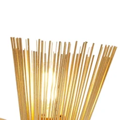 QAZQA Schlafzimmerlampen|Küchenlampen*Art Deco Wandleuchte Gold 2-Licht - Besen