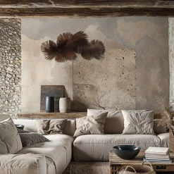 QAZQA Schlafzimmerlampen|Küchenlampen*Art Deco Wandleuchte Kupfer 105 cm 2-flammig - Lauf