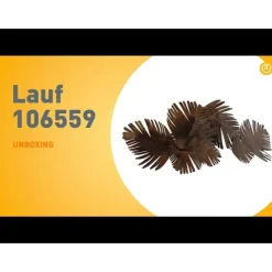 QAZQA Schlafzimmerlampen|Küchenlampen*Art Deco Wandleuchte Kupfer 105 cm 2-flammig - Lauf