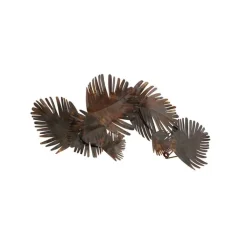 QAZQA Wandleuchten|Wohnzimmerlampen*Art Deco Wandleuchte Kupfer 76 cm 2-flammig - Lauf