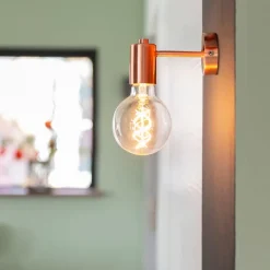 QAZQA Wandleuchten|Wohnzimmerlampen*Art Deco Wandleuchte Kupfer Verstellbar - Facil