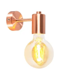 QAZQA Wandleuchten|Wohnzimmerlampen*Art Deco Wandleuchte Kupfer Verstellbar - Facil