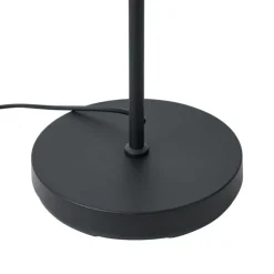 QAZQA Stehlampen|Wohnzimmerlampen*Art-Déco-Stehleuchte schwarz mit schwarzen Federn - Peahen