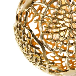 QAZQA Deckenleuchten|Wohnzimmerlampen*Art-Deco-Deckenleuchte Gold mit Schwarz - Maro