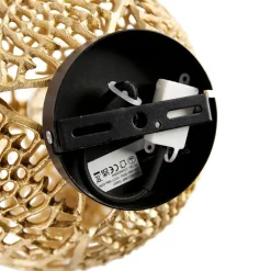 QAZQA Deckenleuchten|Wohnzimmerlampen*Art-Deco-Deckenleuchte Gold mit Schwarz - Maro