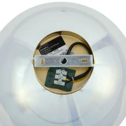 QAZQA Deckenleuchten|Wohnzimmerlampen*Art-Deco-Deckenleuchte Gold mit Regenbogen-Glas - Sandra