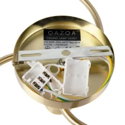 QAZQA Küchenlampen|Deckenleuchten*Art-Deco-Deckenleuchte Messing 4-flammig - Facile