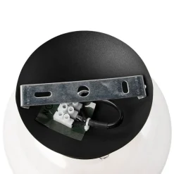 QAZQA Deckenleuchten|Wohnzimmerlampen*Art-Deco-Deckenleuchte Schwarz mit Klarglas - Pallon