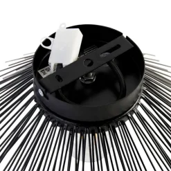 QAZQA Deckenleuchten|Wohnzimmerlampen*Art-Deco-Deckenleuchte schwarz mit Lichteffekt - Broom