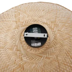 QAZQA Deckenleuchten|Wohnzimmerlampen*Art-Deco-Deckenleuchte Schwarz mit Naturbambus 60cm - Alka