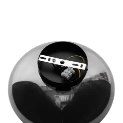 QAZQA Schlafzimmerlampen|Küchenlampen*Art-Deco-Deckenleuchte schwarz mit Rauchglas - Ayesha