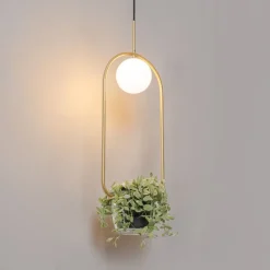 QAZQA Pendelleuchten|Wohnzimmerlampen*Art-Deco-Hängelampe Gold mit weißem Glas - Isabella