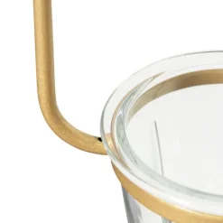 QAZQA Pendelleuchten|Wohnzimmerlampen*Art-Deco-Hängelampe Gold mit weißem Glas 3 Lichter - Isabella