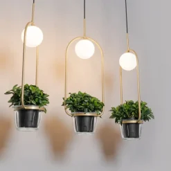 QAZQA Pendelleuchten|Wohnzimmerlampen*Art-Deco-Hängelampe Gold mit weißem Glas 3 Lichter - Isabella