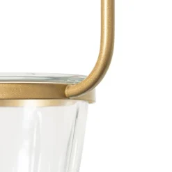 QAZQA Pendelleuchten|Wohnzimmerlampen*Art-Deco-Hängelampe Gold mit weißem Glas 3 Lichter - Isabella